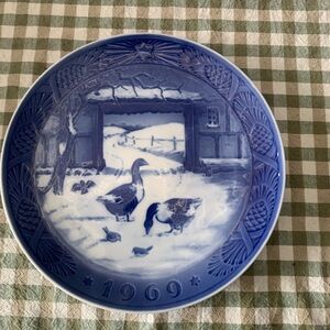 Royal Copenhagen White Porcelain Plate